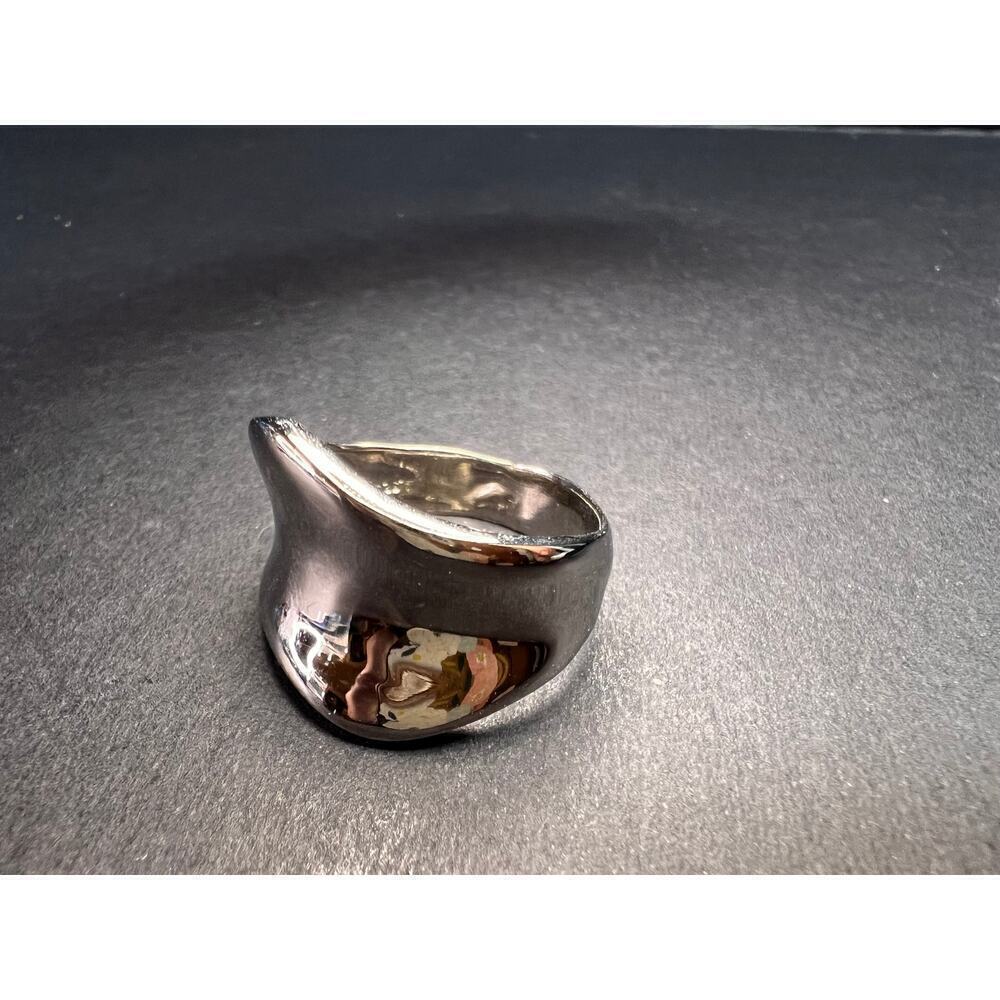 Vintage sterling silver ring size 8 - Picture 11 of 13